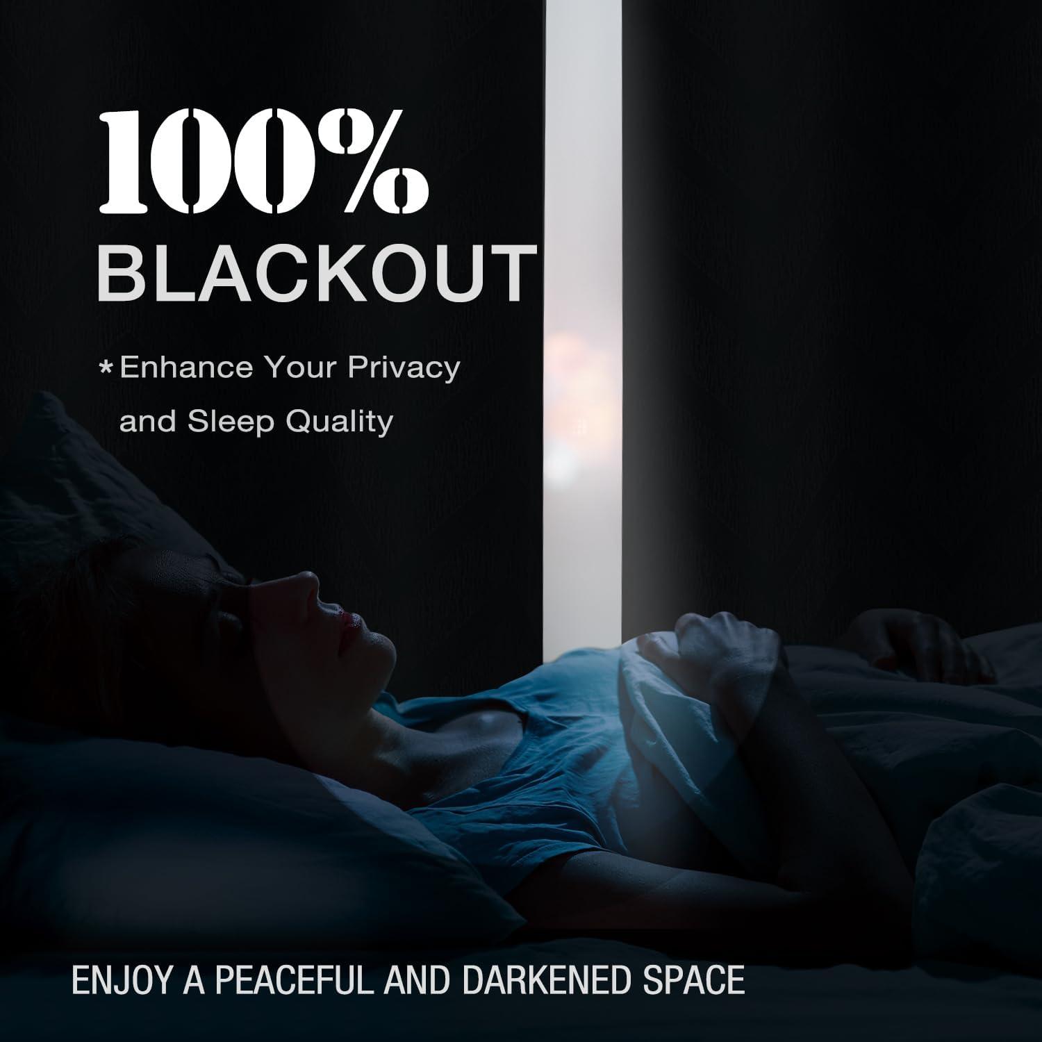 Cortinas Blackout Treatmentex Chevron Gris 2 Paneles 101,6x213,4cm