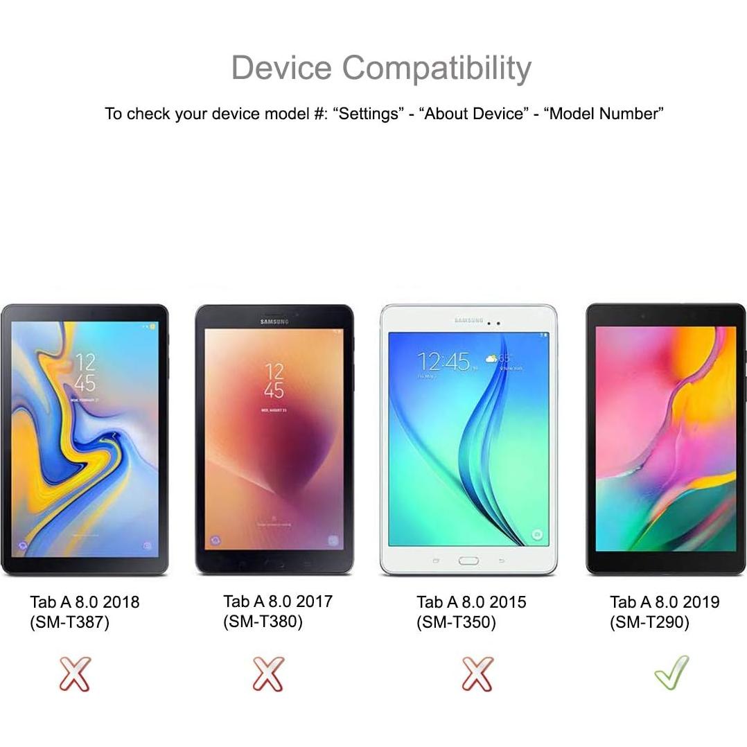 Protector de Pantalla Vidrio Templado Supershieldz para Samsung Galaxy Tab A 8.0 2019