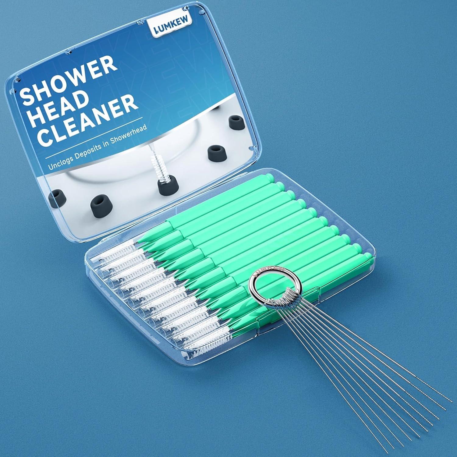 Limpiador de Cabezal de Ducha Lumkew Verde - 10 Picos de Limpieza