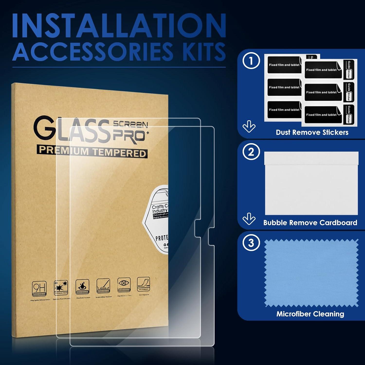 Protector de Pantalla DETUOSI 10.1" Vidrio Templado ECOPAD THTH-K12C