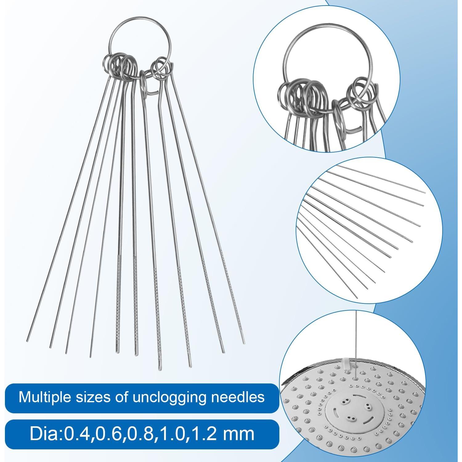 30 Piezas Herramientas de Limpieza Cabezal de Ducha XIHIRCD