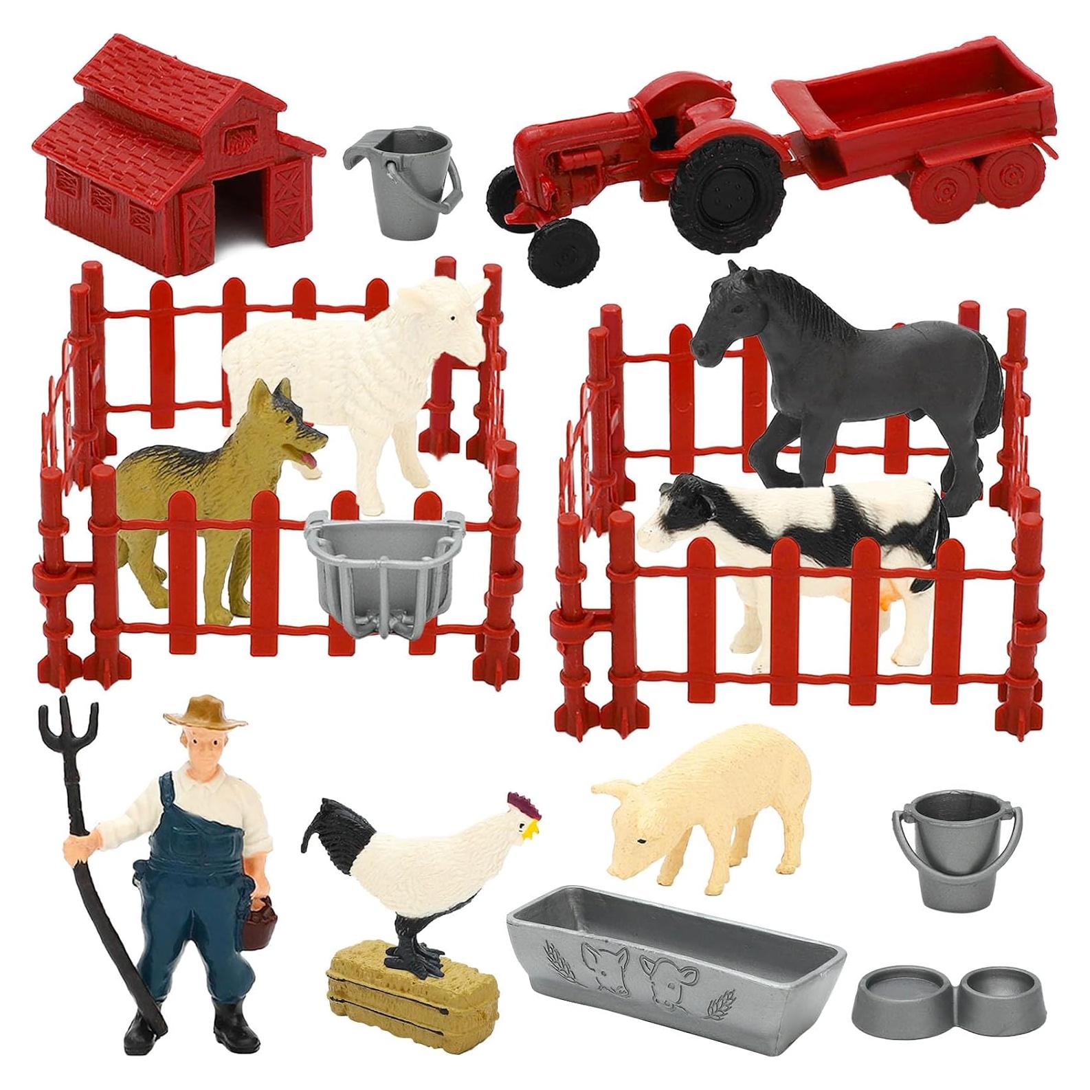 Juego de Figuras de Animales de Granja ONEST 25 Piezas