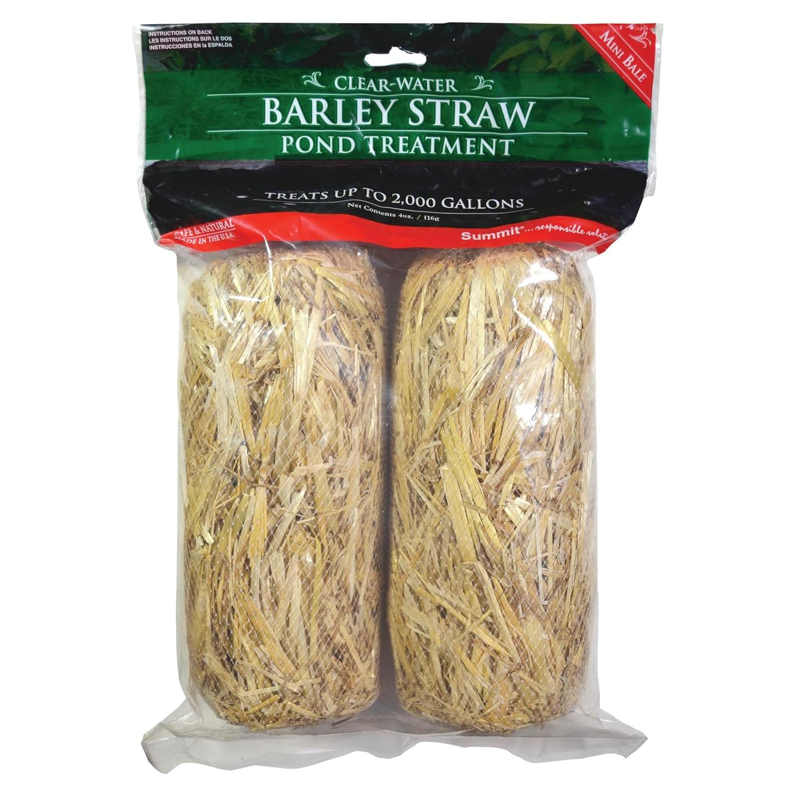 Tratamiento de paja de cebada Summit Clear-Water, 2 fardos