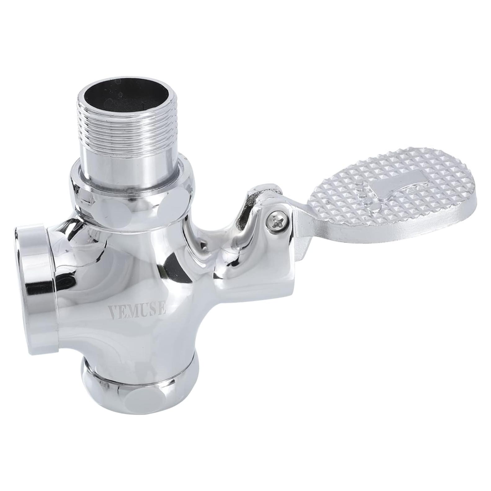 Válvula de descarga de inodoro CRILSTYLEO con pedal 16x11cm