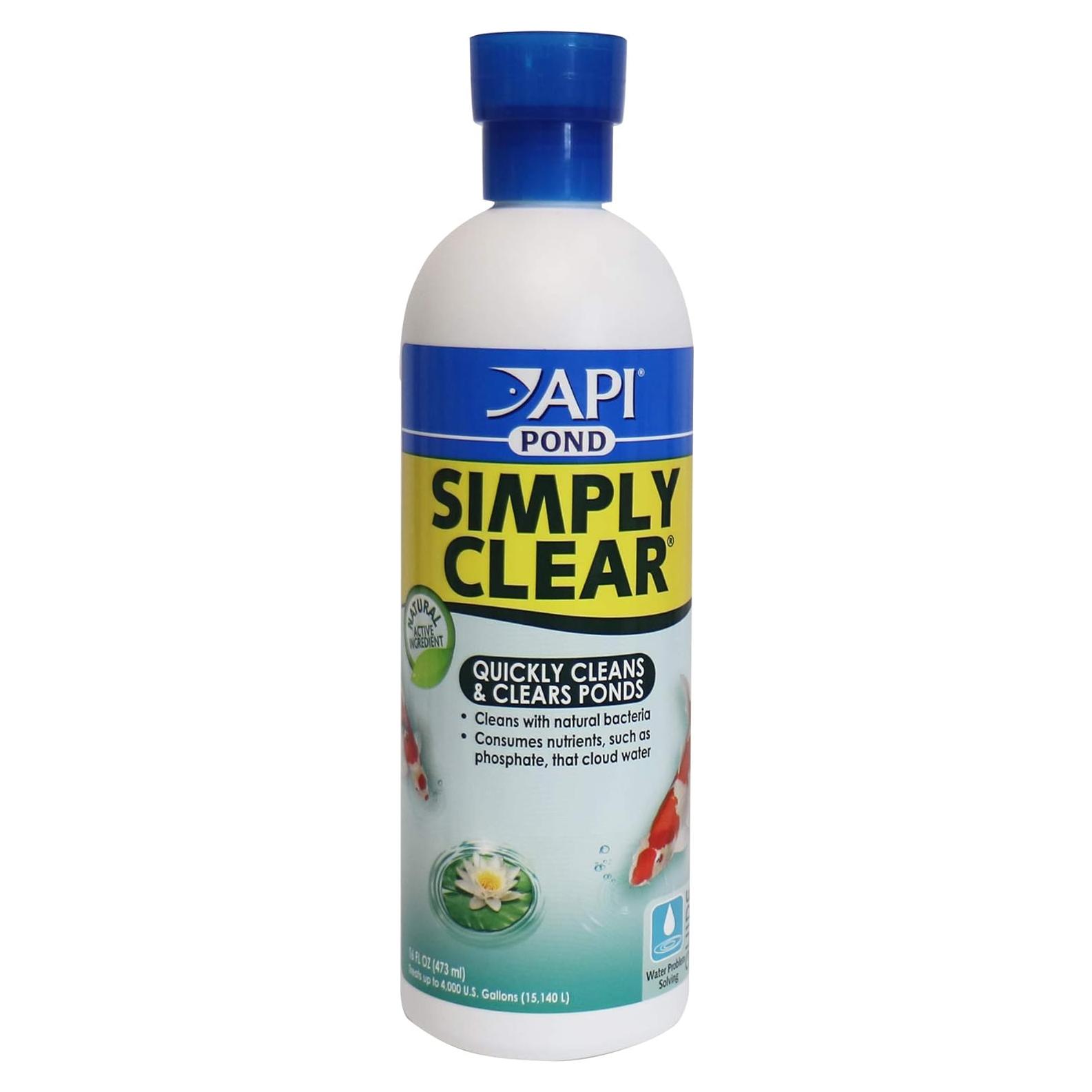 API POND SIMPLY CLEAR Clarificador de Agua de Estanque 480ml