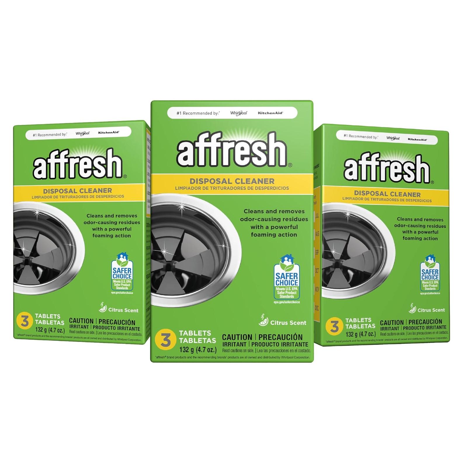 Limpiador de Desagües Affresh 9 Tabletas Aroma Cítricos
