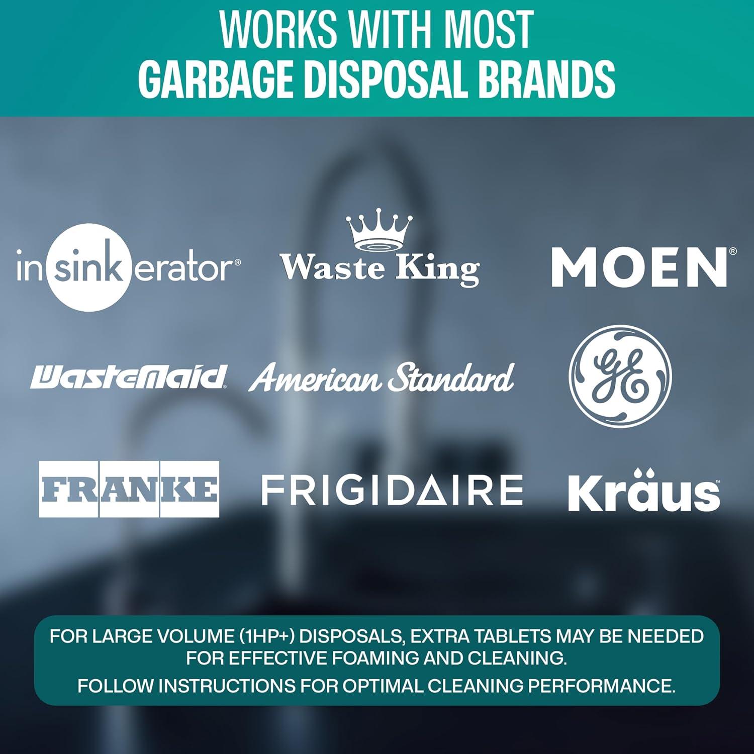 Tabletas Limpiadoras de Desechos Sudstainables 24 Unidades - Desodorante y Limpiador de Fregadero