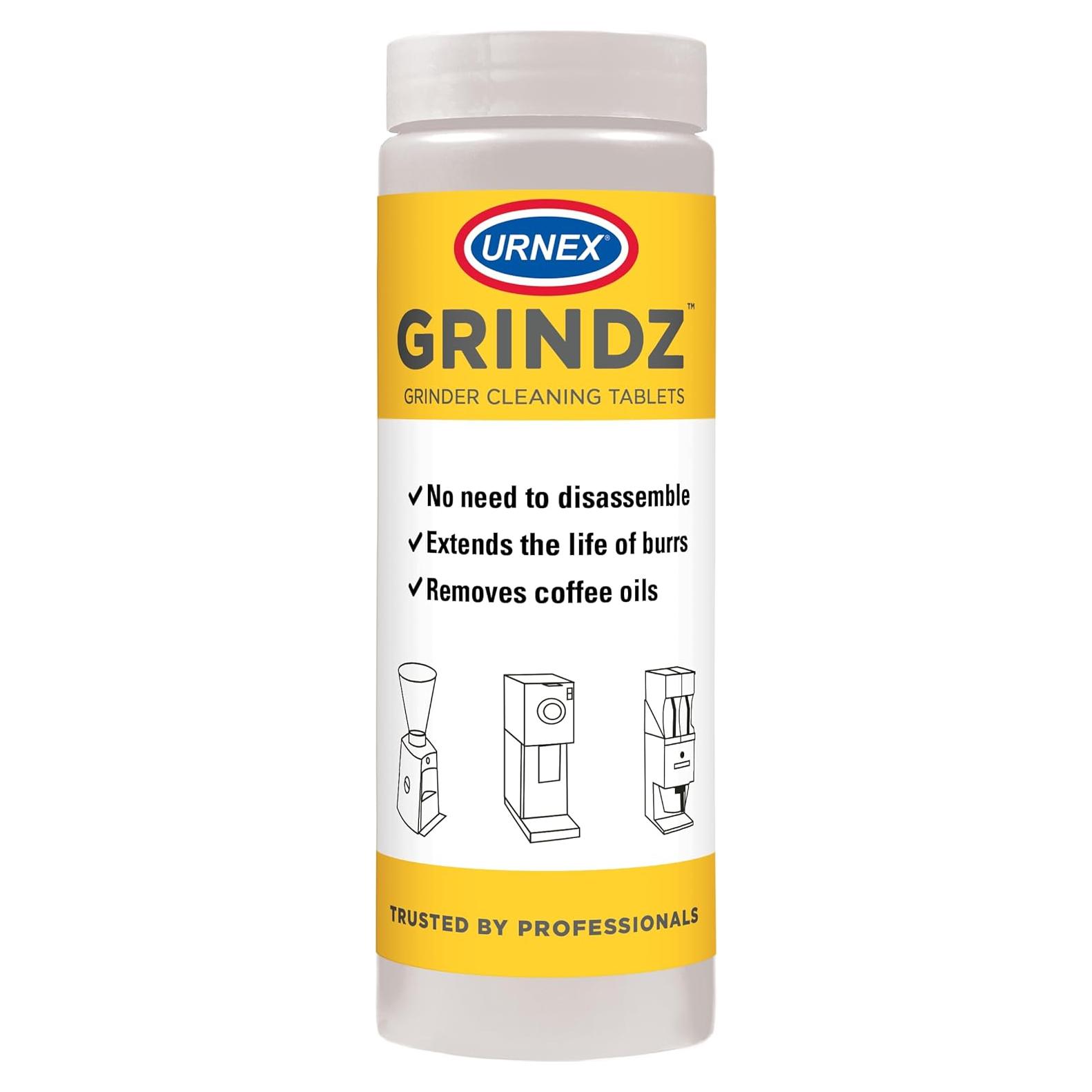 Tabletas de limpieza Urnex Grindz 430g - 100% natural