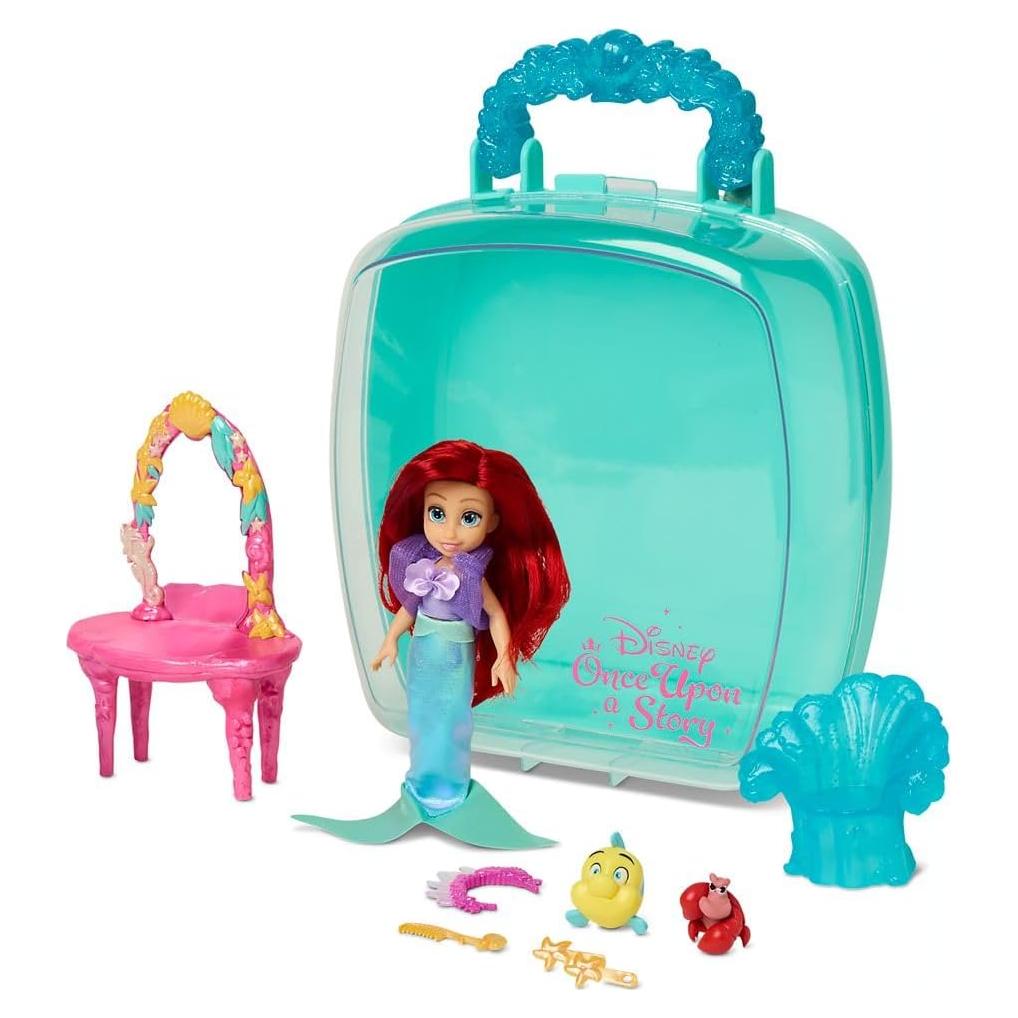 Juego de Mini Muñeca Disney Ariel 12.7 cm con Accesorios