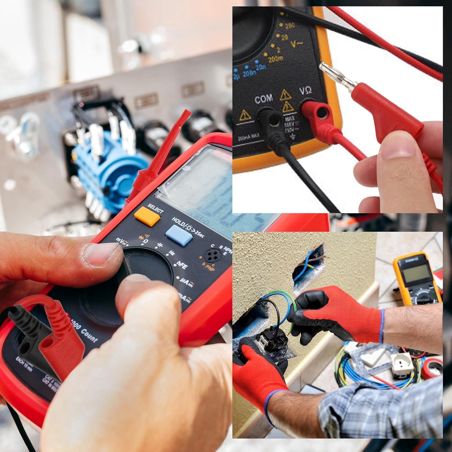 Cables de Prueba Multímetro Sumnacon 2M 500V 5A 5 Piezas