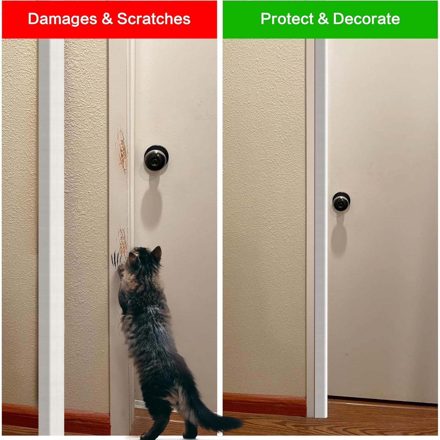 Protector de Esquinas de Pared Frychee 2.5x90cm Blanco PVC