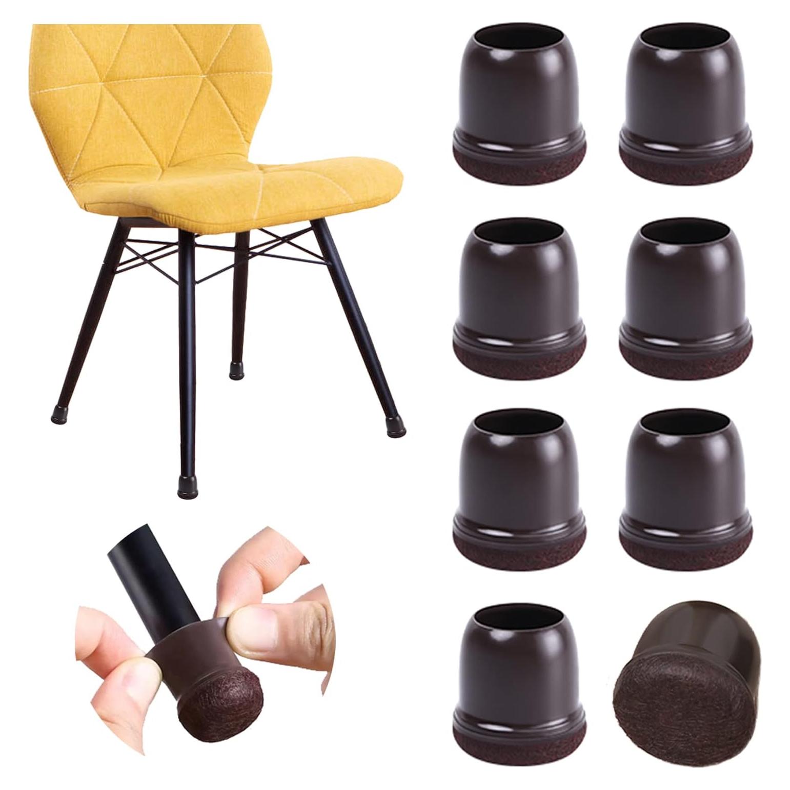 24 Protectores de Suelo MOYOHIM para Patas de Sillas Extra Pequeñas