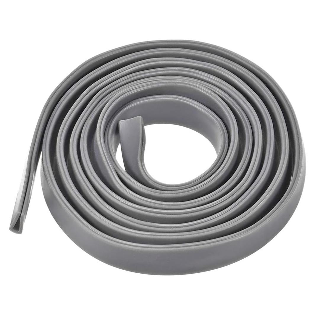 Protector de Bisel U de Silicona uxcell 1M Gris para Ventanas