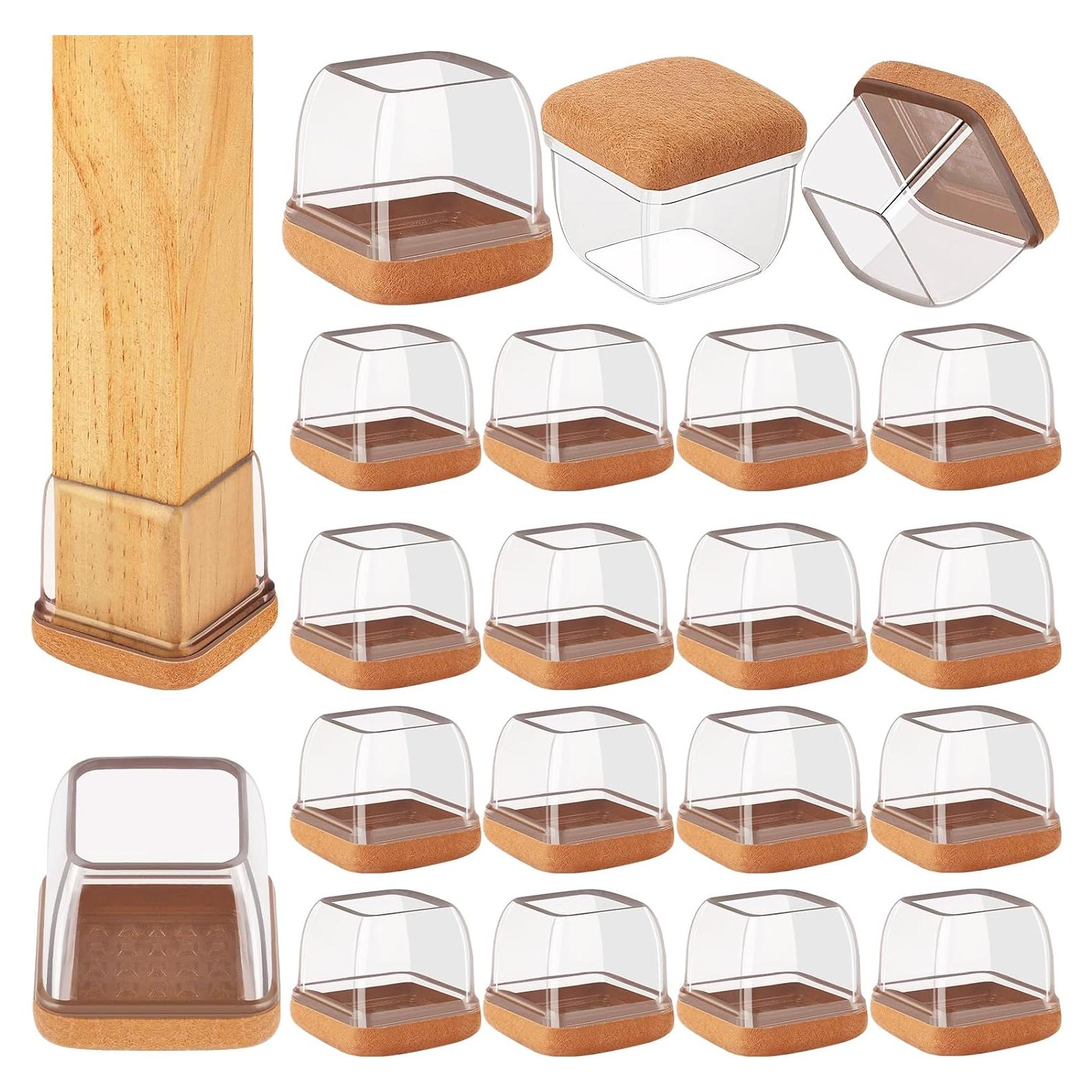 32 Protectores de Suelo de Silicona Jeaoouu para Patas de Sillas
