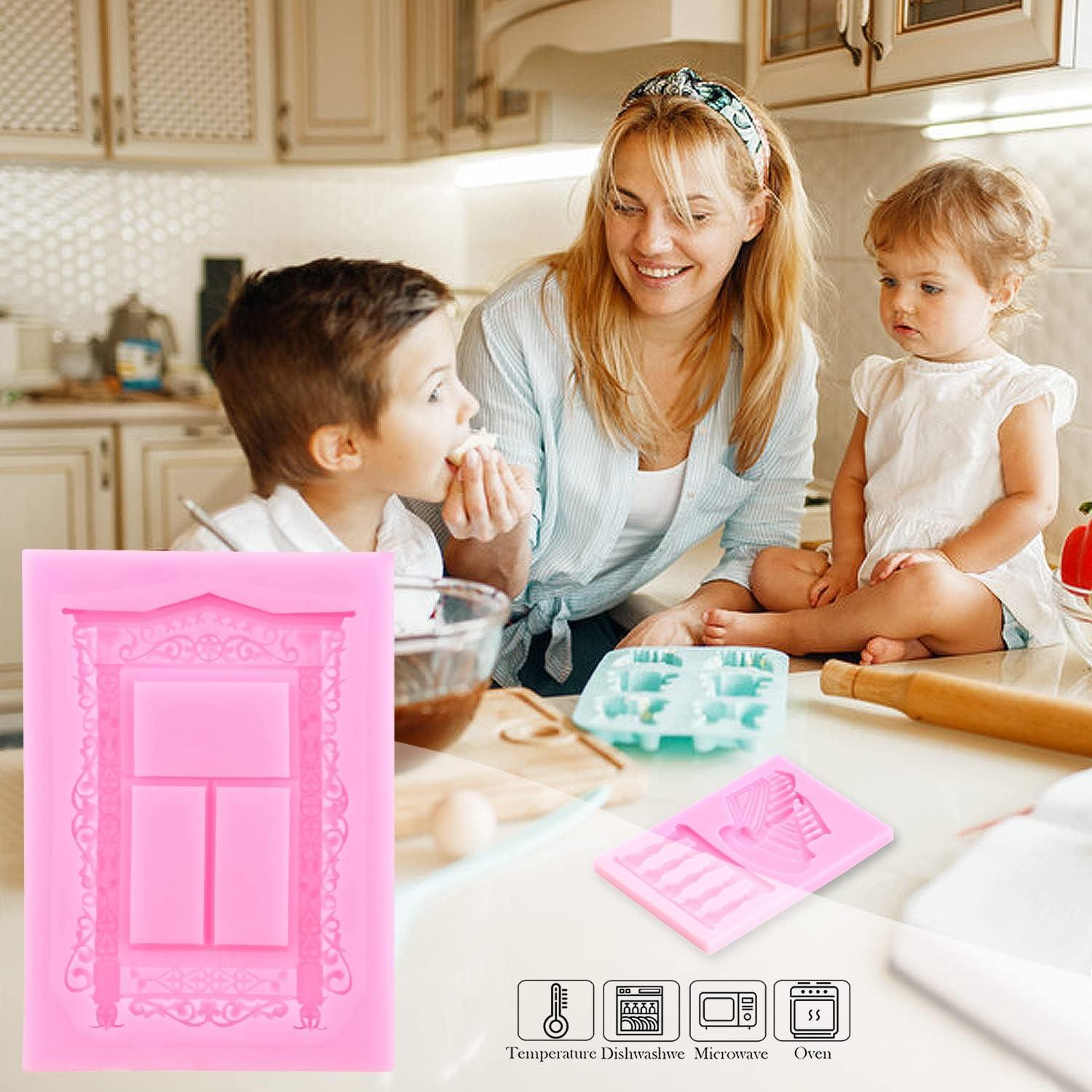 Molde de Silicona Mujiang para Ventana y Puerta - Set de 4