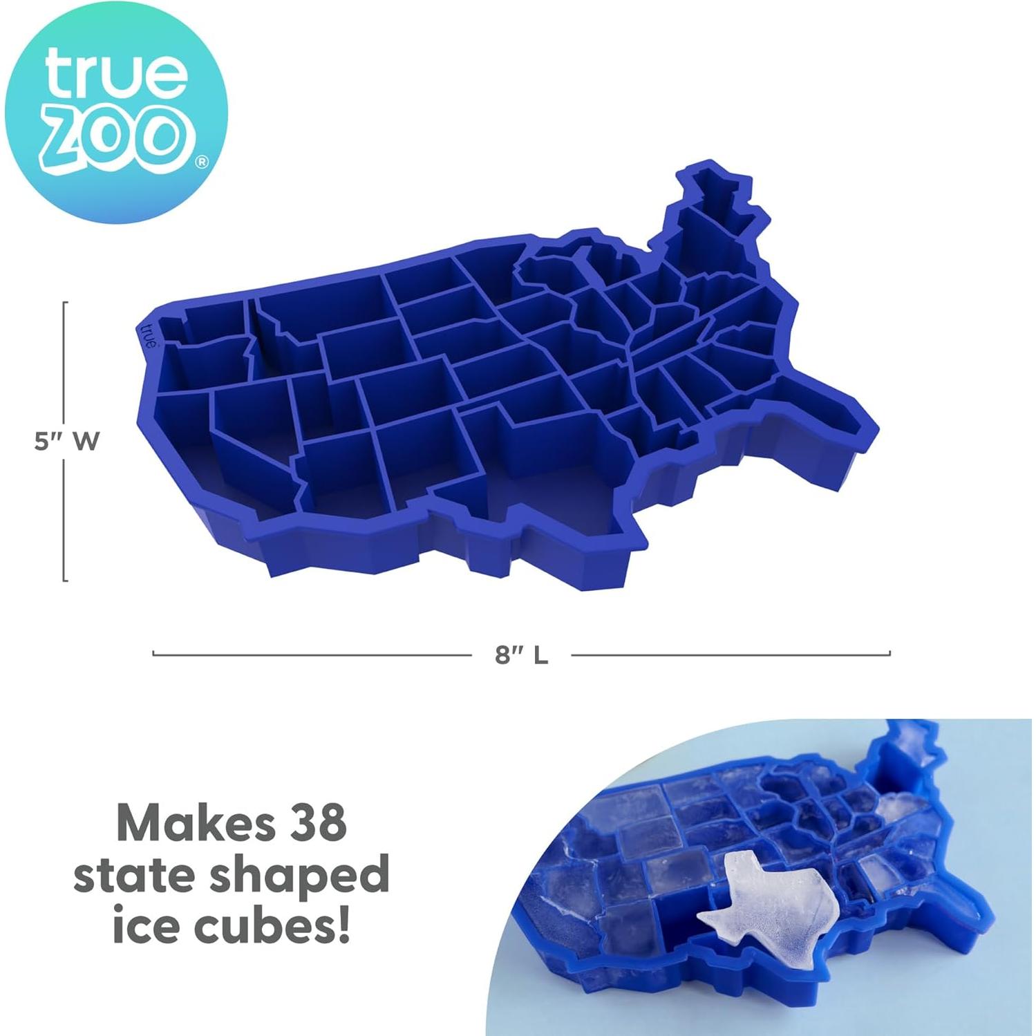 Bandeja de Hielo de Silicona True Zoo U Ice of A - 38 Cubos