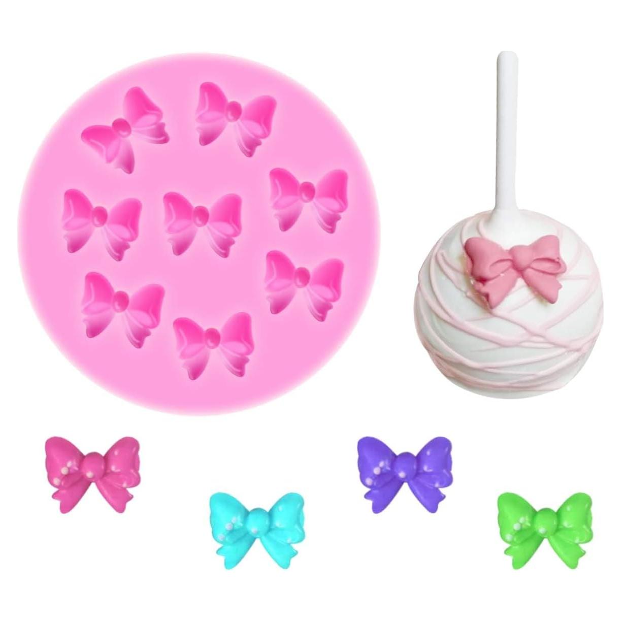 Molde de Silicona para Fondant YunKo Arco 8 cm Rosa