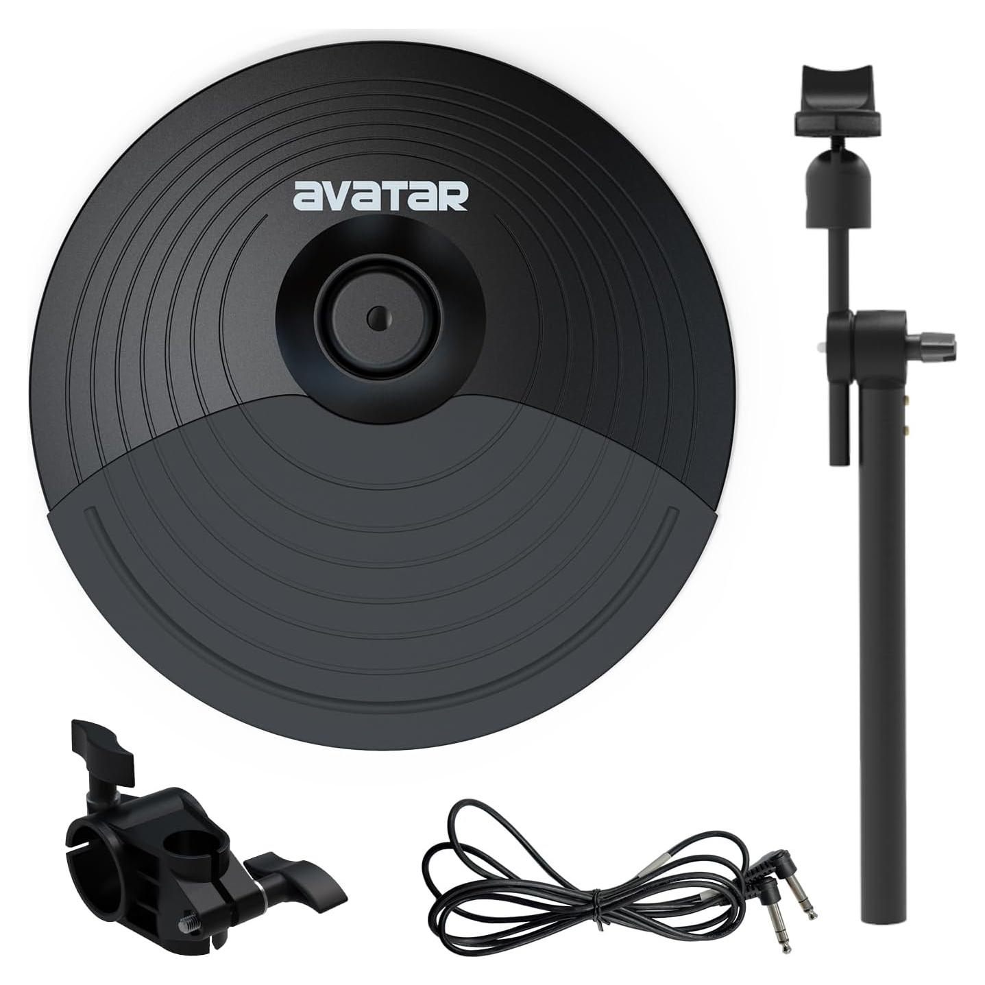 Cymbal de doble zona 10 cm HXW con choke y accesorios