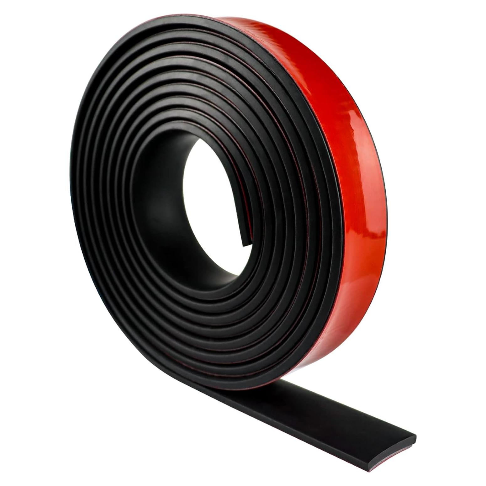 Tiras de goma autoadhesivas LSGCQ 2.54 cm x 0.32 cm x 3.05 m