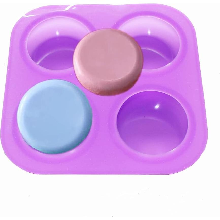 Molde de Jabón Redondo Silicona X-Haibei 6.35cm