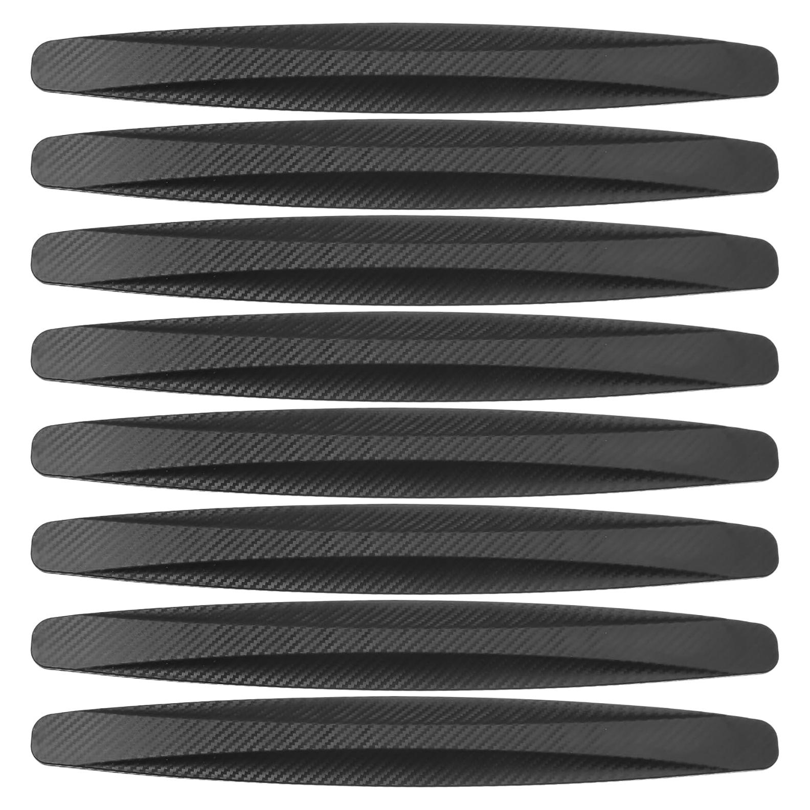 Tiras de Protección para Parachoques Partuto 8 Pcs 45cm PVC Negro