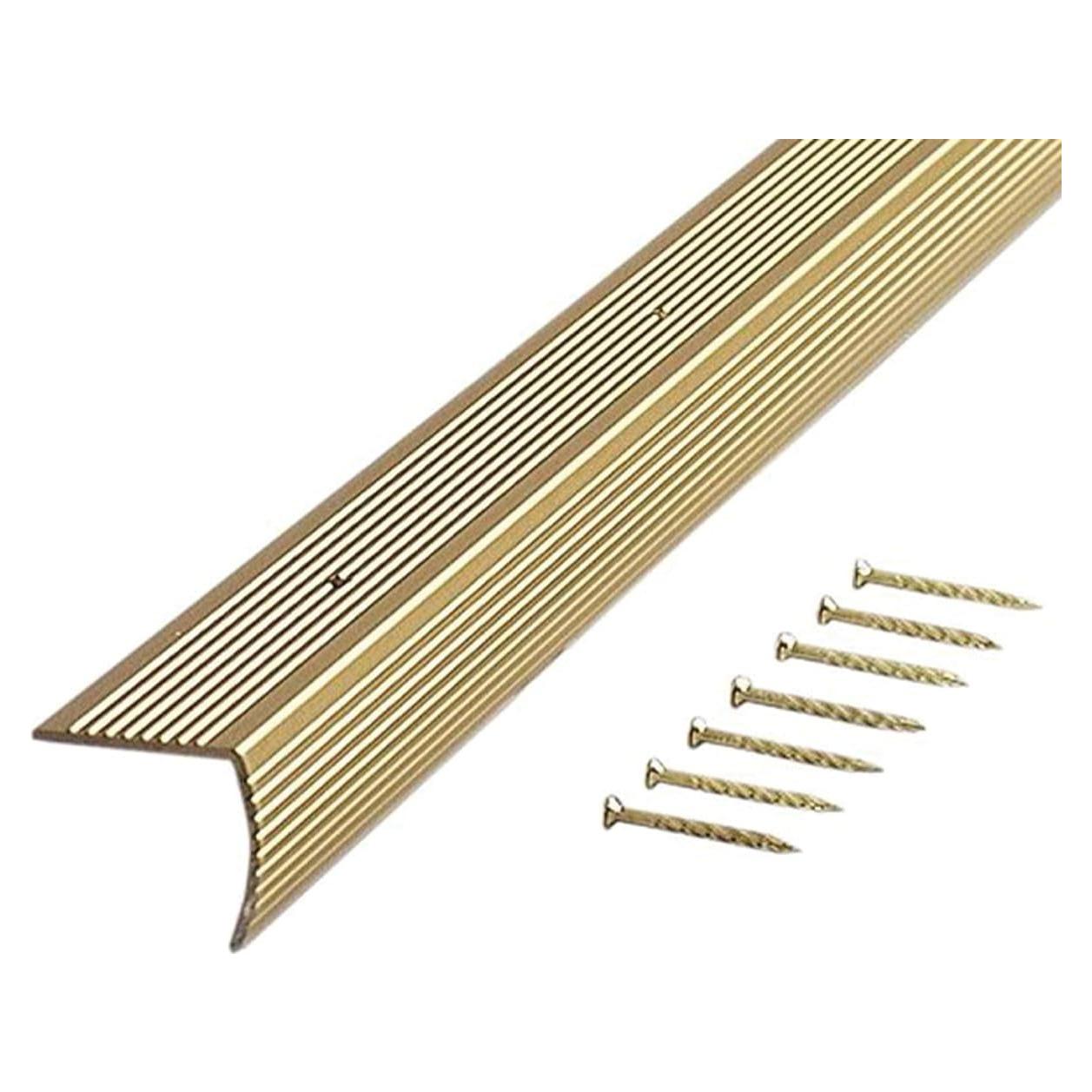 Biselado de Aluminio M-D 1.9cm x 91.4cm Bronce Satinado