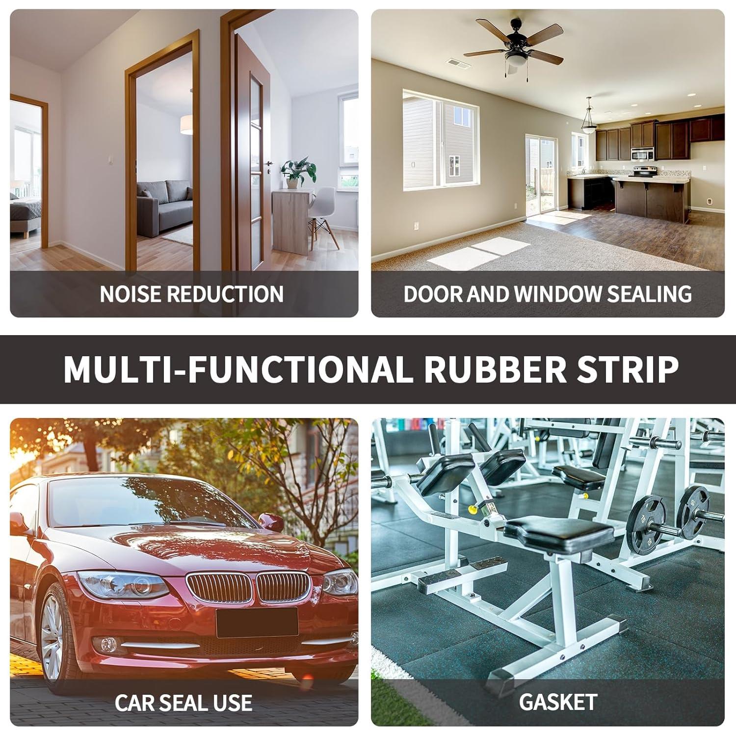 Tiras de goma autoadhesivas Heonay 5.08 cm x 3.05 m