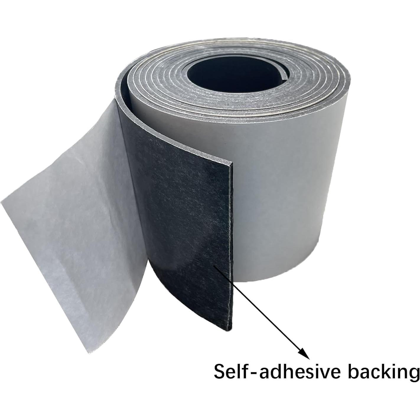 Tiras de goma sólida autoadhesiva Salimhib 4" x 3m x 0.3175cm