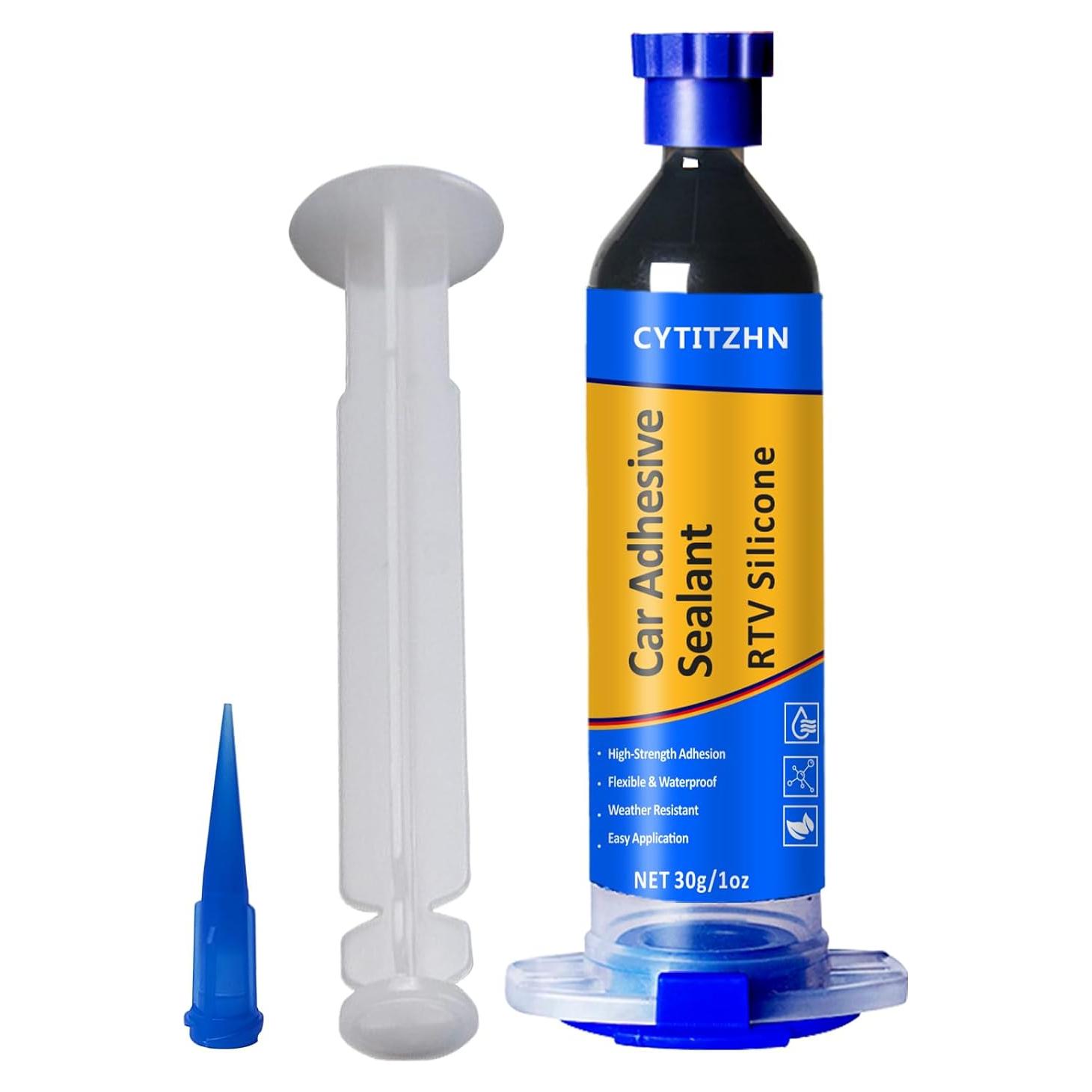 Sellador Adhesivo de Silicona RTV CYTITZHN 30g Negro Impermeable