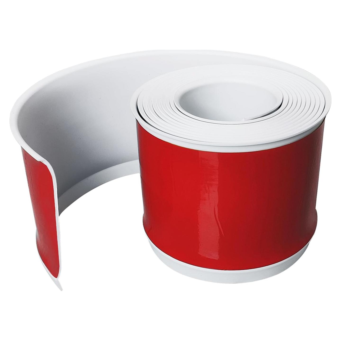 Moldura de Zócalo Flexible Autoadhesiva Salimhib 3.05m Blanco