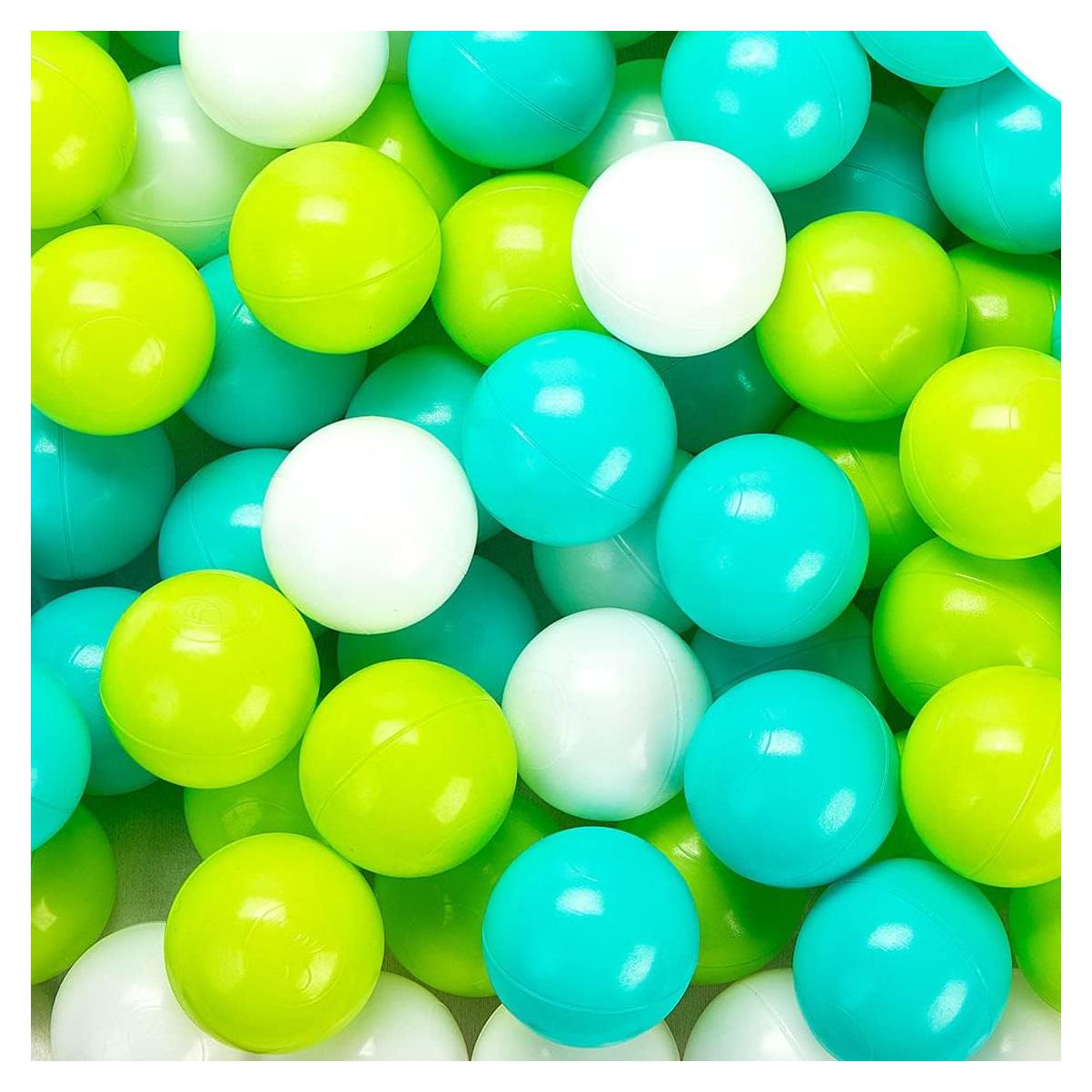 Pelotas de piscina Vanland 100 unidades 5.5 cm multicolores