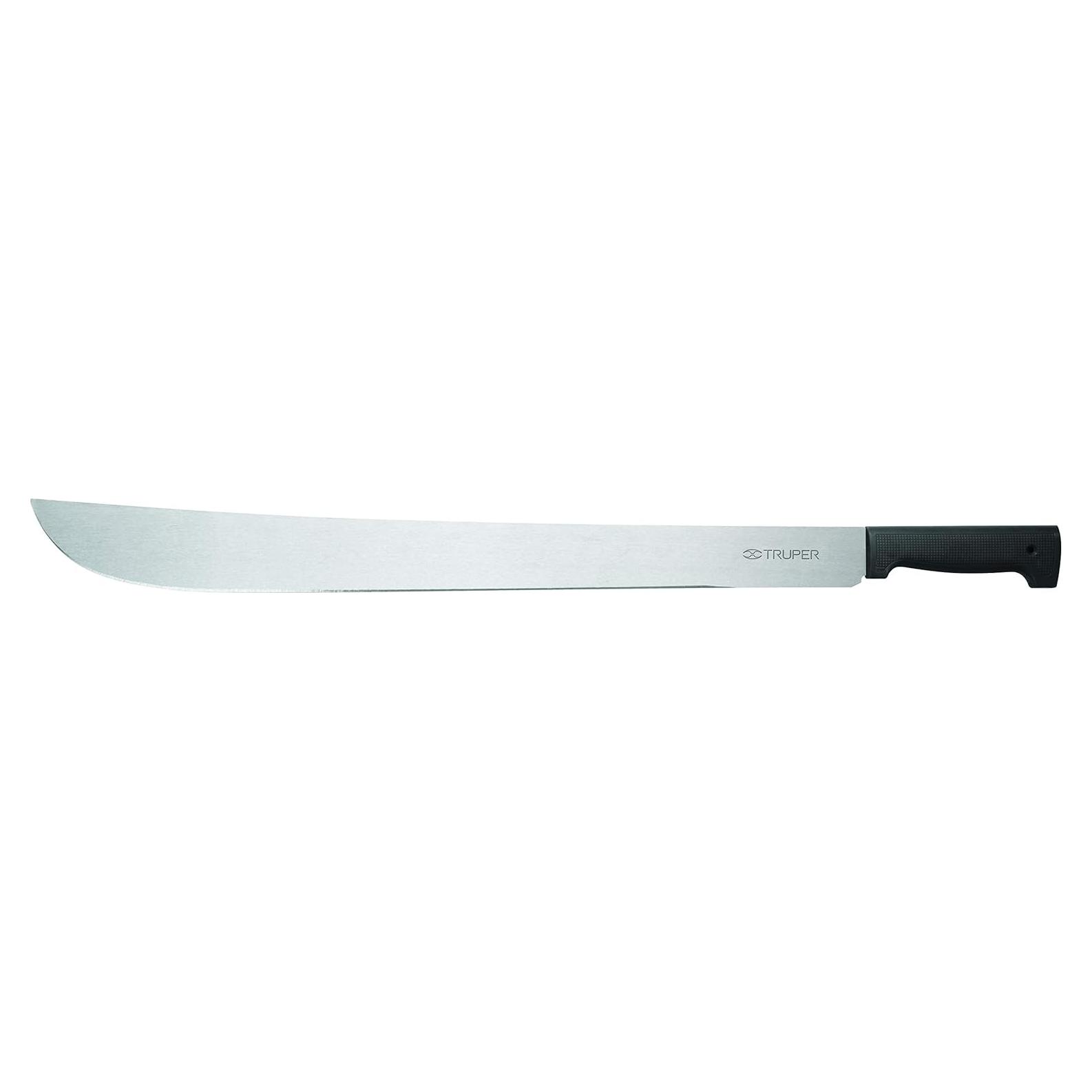 Machete Truper T-460-20B Mango Negro 51 cm Hoja Pulida