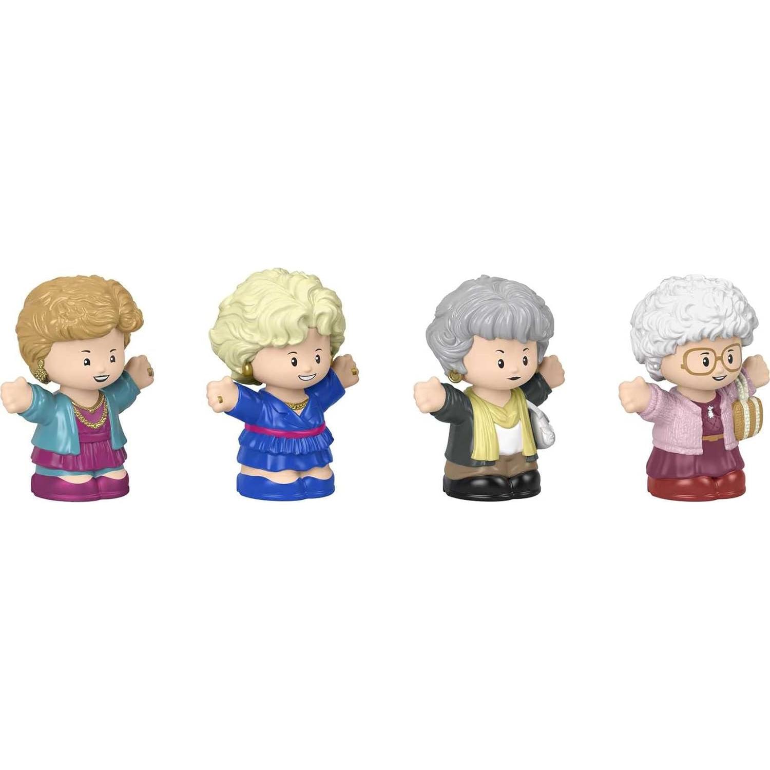 Conjunto de Figuras Little People The Golden Girls - 4 Personajes
