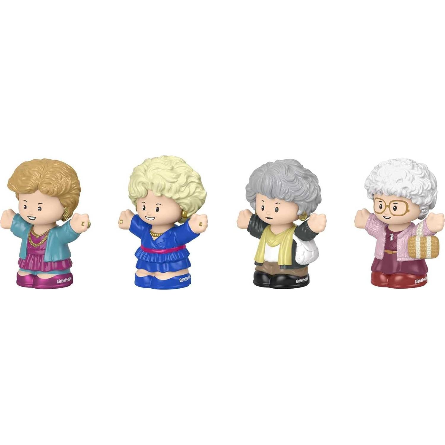 Conjunto de Figuras Little People The Golden Girls - 4 Personajes
