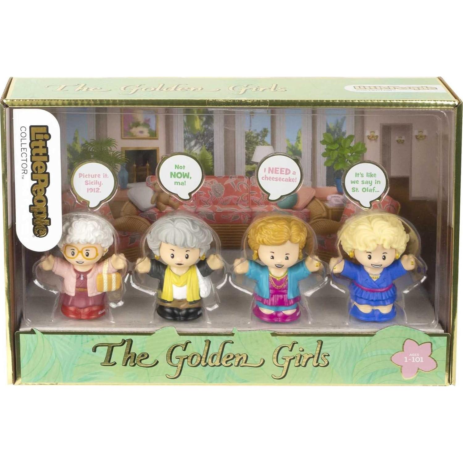 Conjunto de Figuras Little People The Golden Girls - 4 Personajes