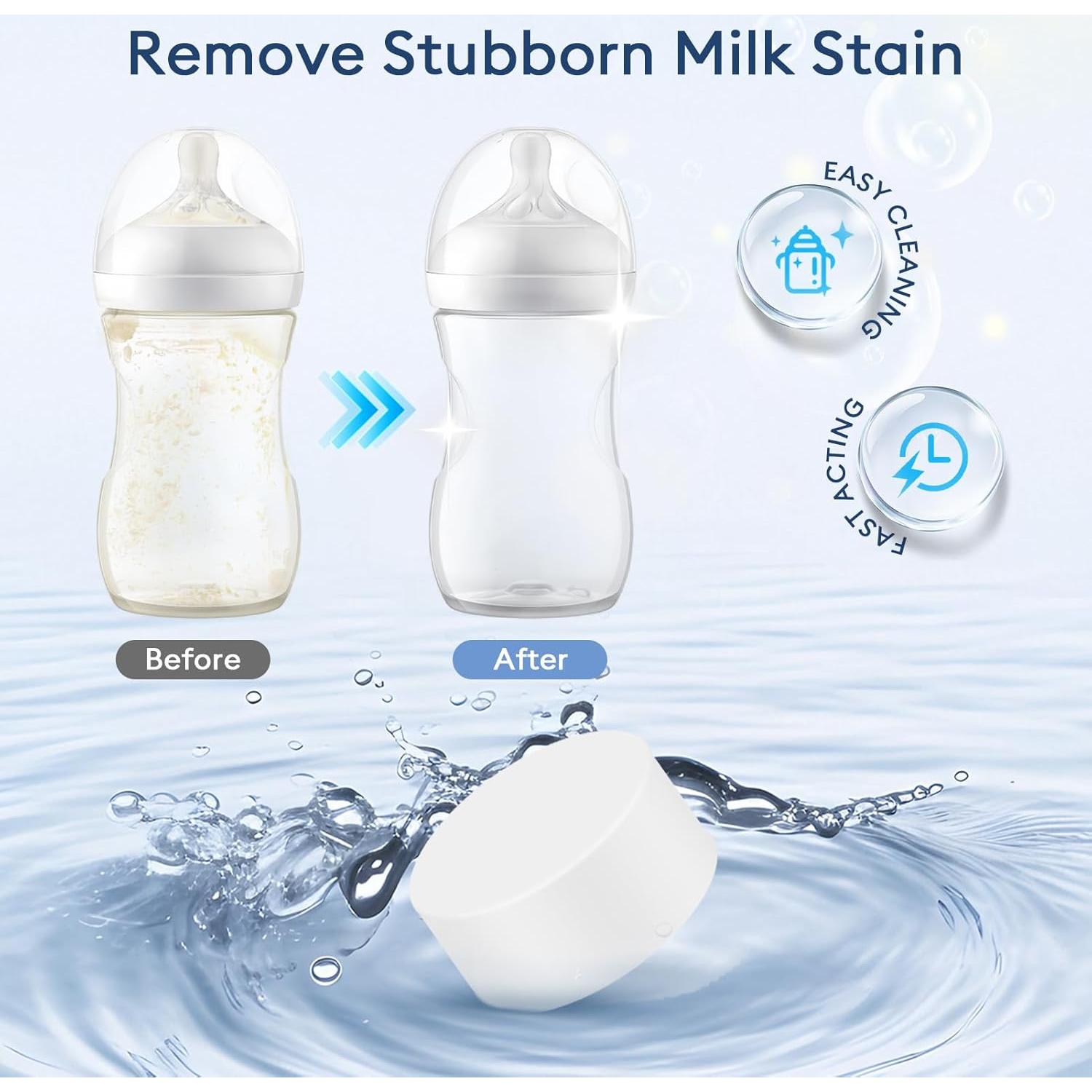 Tabletas de Detergente Profesional Momfann 150 Pcs para Biberones