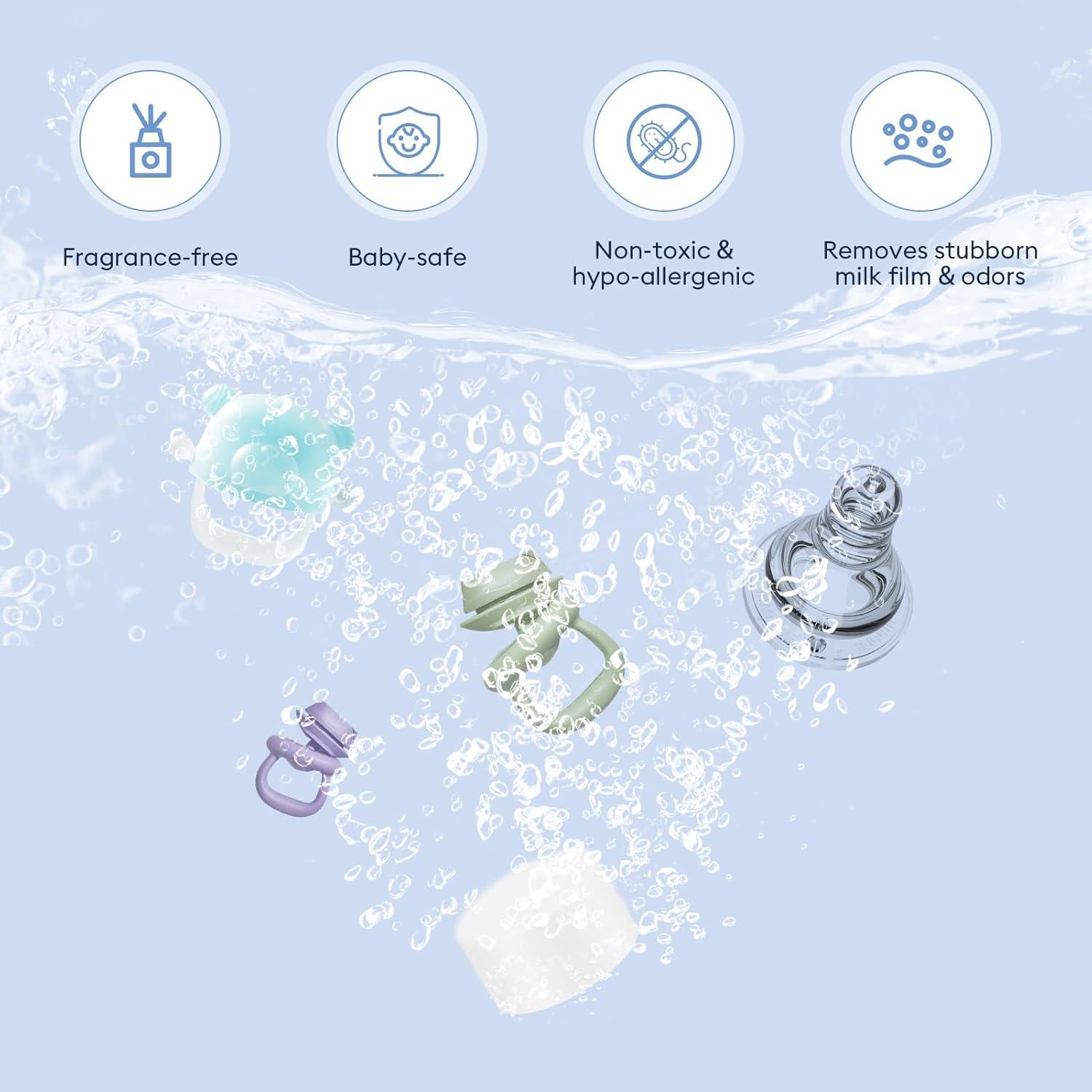 Tabletas de Detergente Profesional Momfann 150 Pcs para Biberones