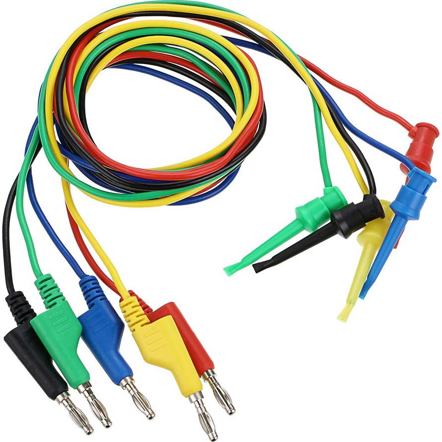 Juego de Cables de Prueba Sumnacon 99 cm 5 Piezas 500V 5A