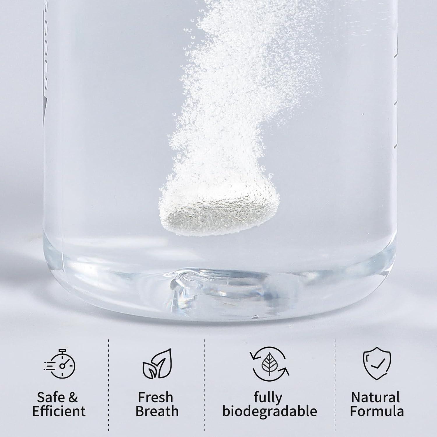 Tabletas de Limpieza NATRUTH para Botellas de Agua - 20 Unidades