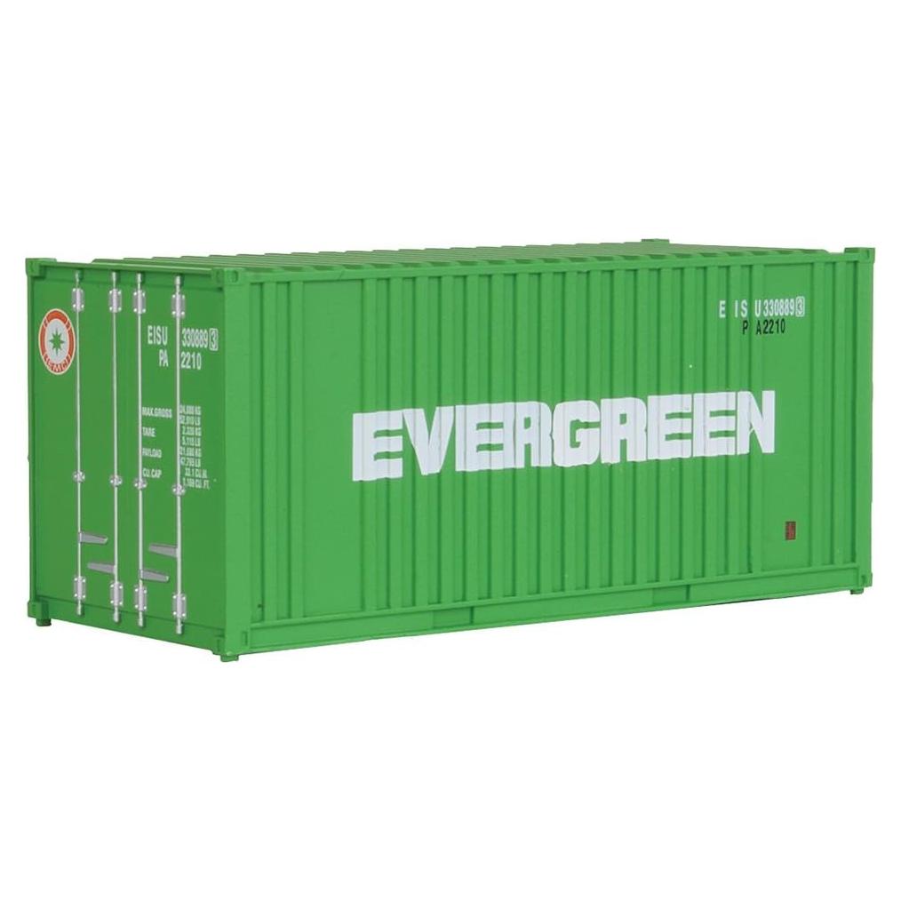 Contenedor Corrugado Evergreen 20' Escala HO 949-8002