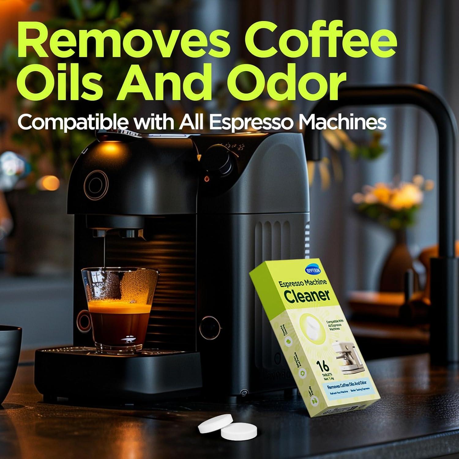 Tabletas de limpieza para máquinas de espresso APPTRIN - 16 unidades