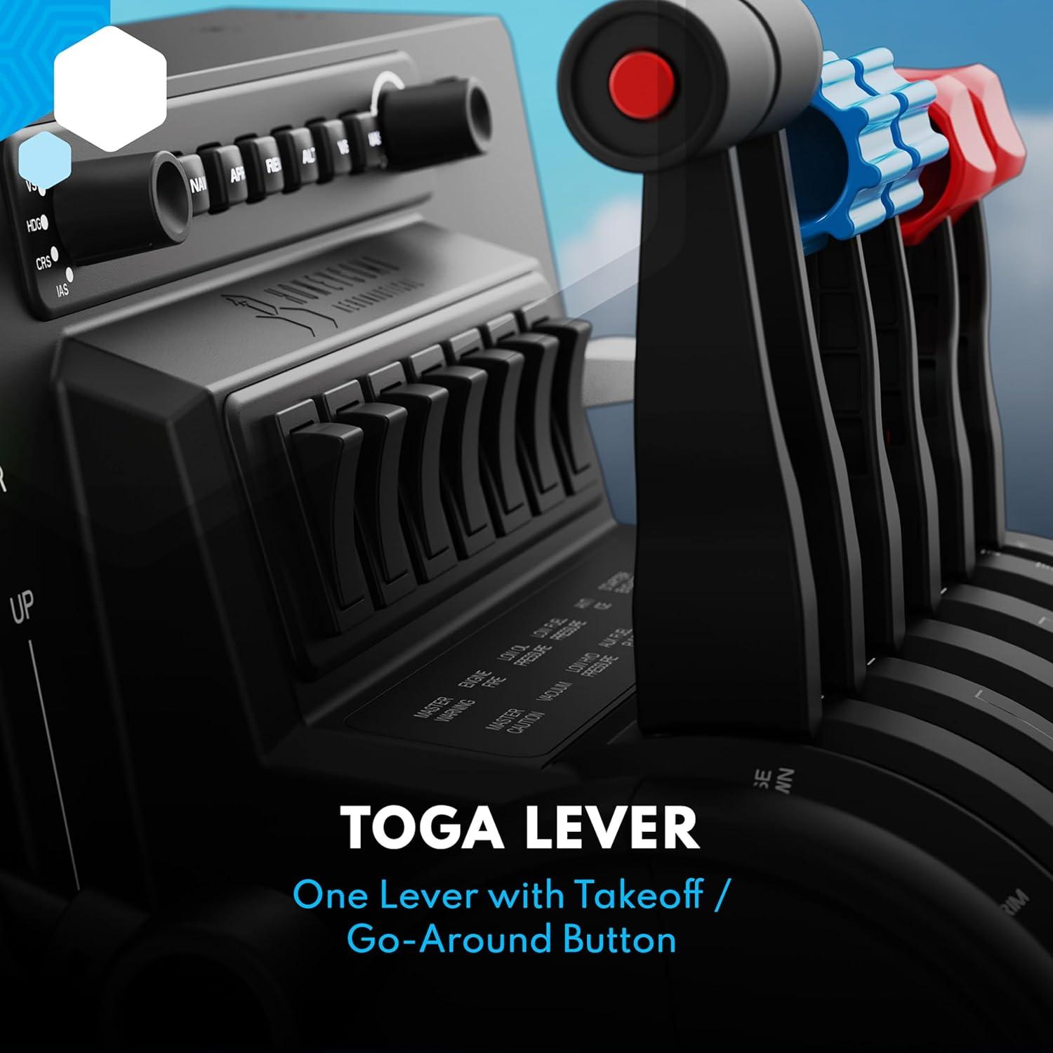 Quadrante de Aceleración Bravo Honeycomb - 6 Palancas, USB-C