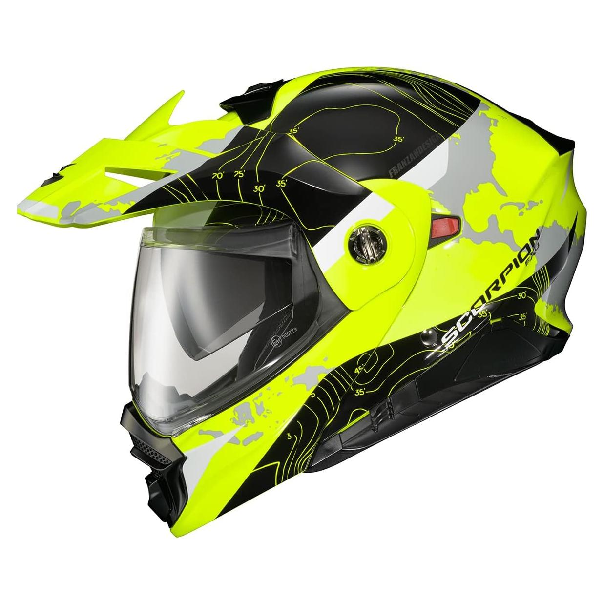 Casco Modular ScorpionEXO AT960 Aventura Mediano Negro