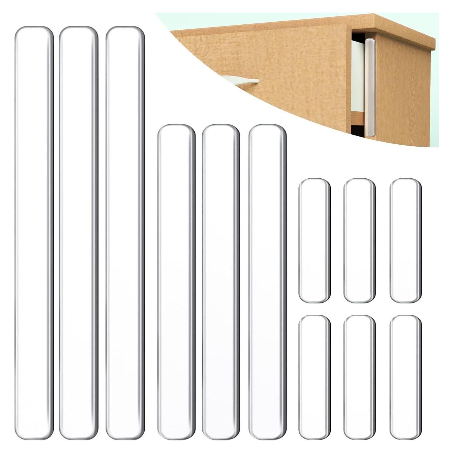 Shappy 44 Piezas Protectores de Puerta y Gabinete Transparentes