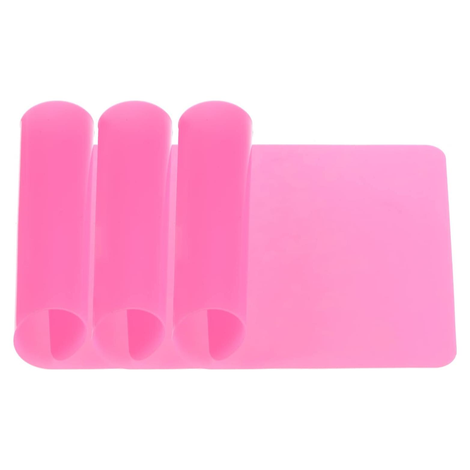 Alfombrillas de Silicona HARFINGTON 3pcs Rosa 15x10cm