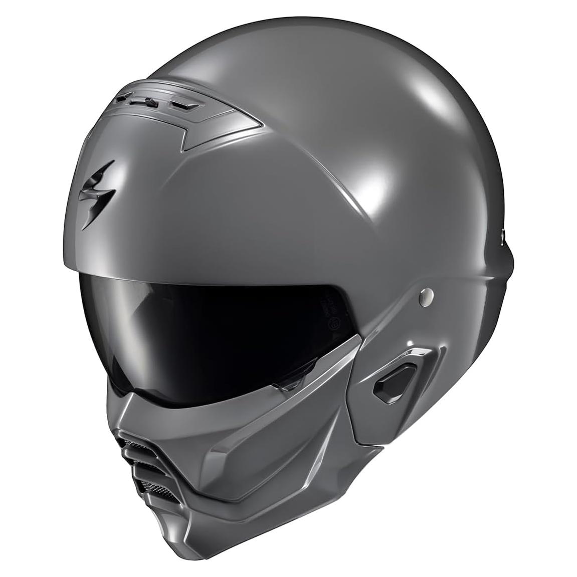 Casco Abierto ScorpionEXO Covert 2 Gris Cemento X-Small