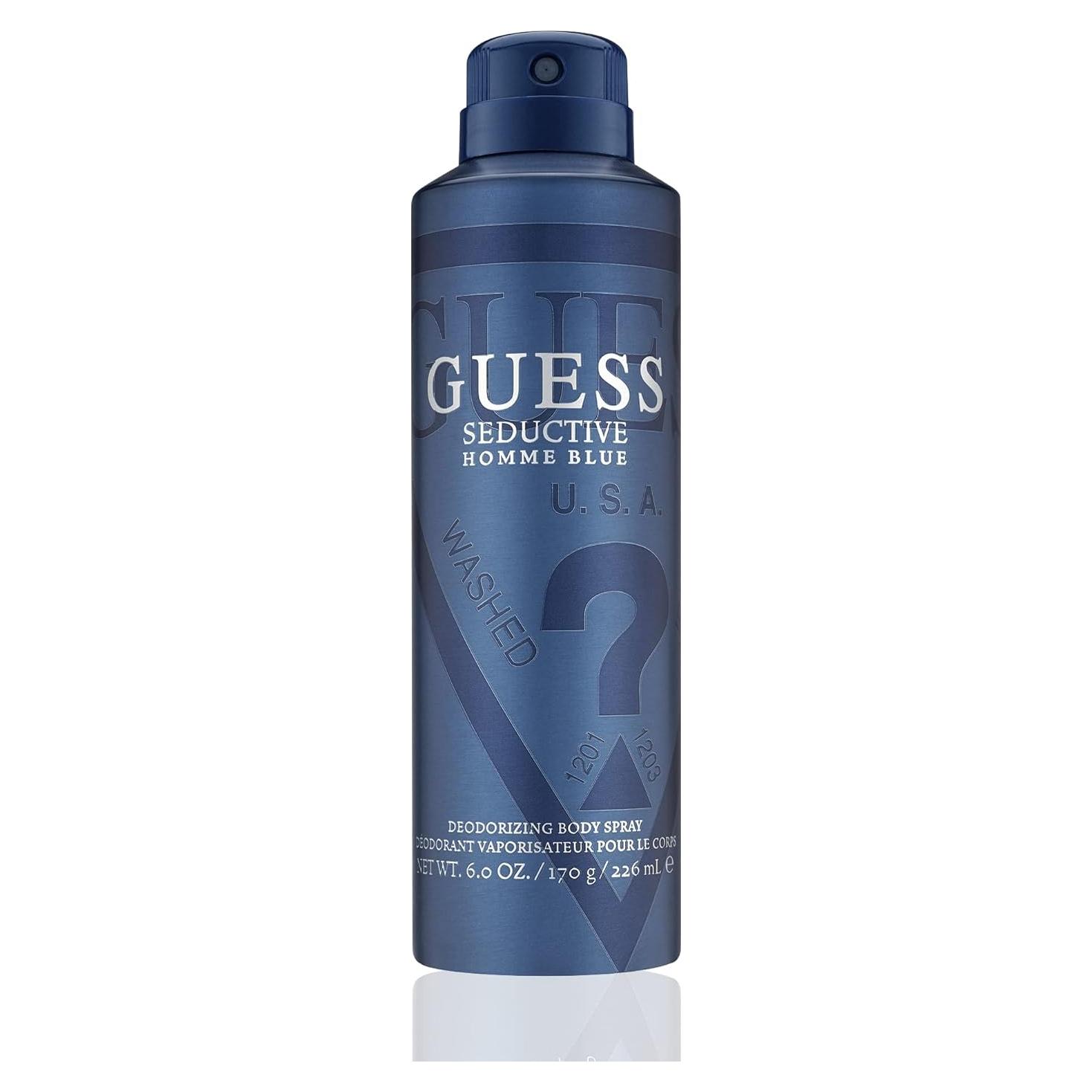 Spray Corporal Guess Seductive Homme Blue 170g - Fragancia Oriental Amaderado