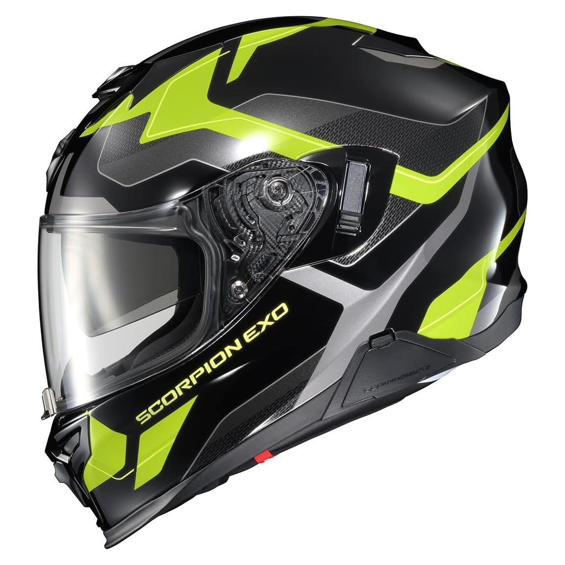 Casco Integral ScorpionEXO EXO-T520 Negro/Hi-Viz Pequeño