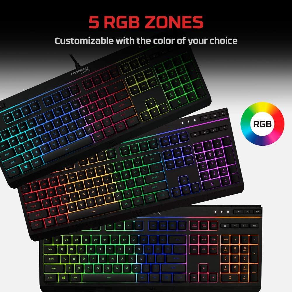 Teclado Gaming HyperX Alloy Core RGB - Silencioso y Resistente