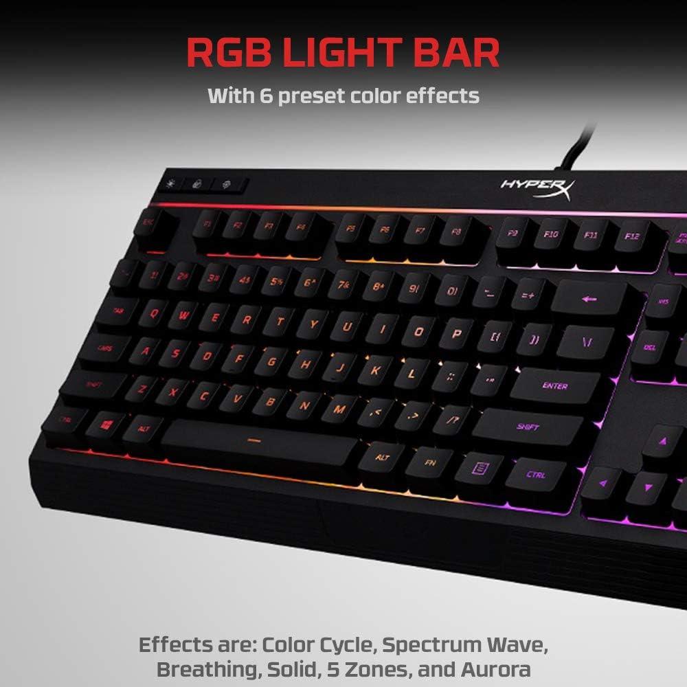 Teclado Gaming HyperX Alloy Core RGB - Silencioso y Resistente